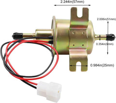 new Electric Fuel Pump 12V Universal Low Pressure 12 Volt Transfer Inline Fuel... 07FC0E-D4 - KOEEK