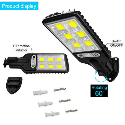 new Solar Light Focos Luces Solares Para Exterior Luz Led de Jardin Patio Sensor de