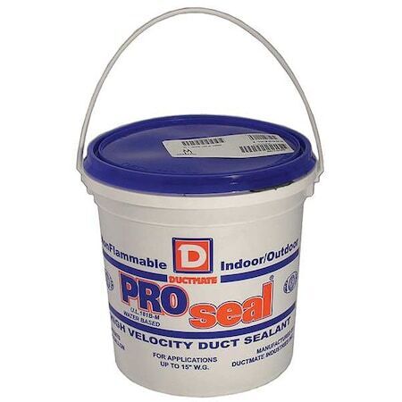 new Ductmate Grproseal1 Low Voc Duct Sealant, 1 Gal, Pail, Gray, Water Base koeek - KOEEK