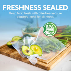 new Avid Armor Chamber Vacuum Sealer Bags – Heavy Duty, 10x10, Clear - 250 AVID ARMOR - KOEEK