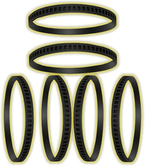 new 45-69-0010 Blade Pulley Tires Replacement fits BandSaw Blades 6230 Black 07FC0E-D4 - KOEEK