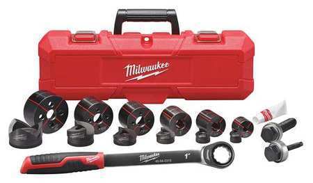 nyt Milwaukee Tool 49-16-2694 Milwaukee Exact, Knockout Punch Set, Kapacitet 10 Ga,