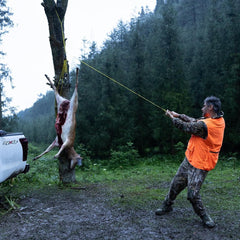 new Deer Hanger, Elk Hoist Pulley Lift System with Gambrel, Hunting Game Hanging... 07FC0E-D4 - KOEEK