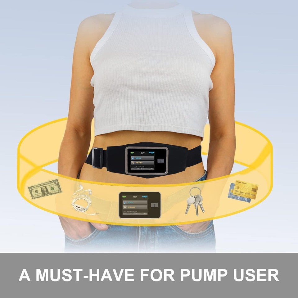 new Insulin Pump Belt, Holder Compatible with Tandem t:Slim/t:Slim... 07FC0E-D4 - KOEEK