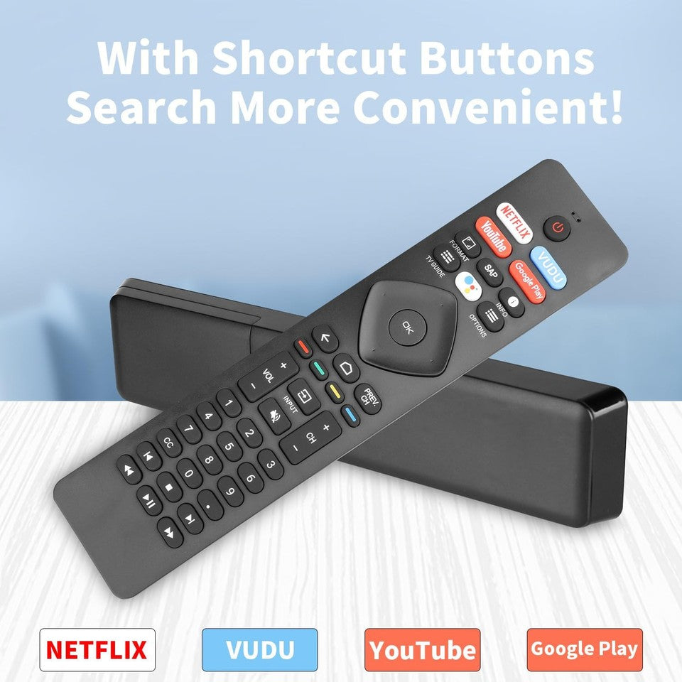 new NH800UP RF402A-V14 BT800 IR Remote Control Compatible with With Batteries 07FC0E-D4 - KOEEK