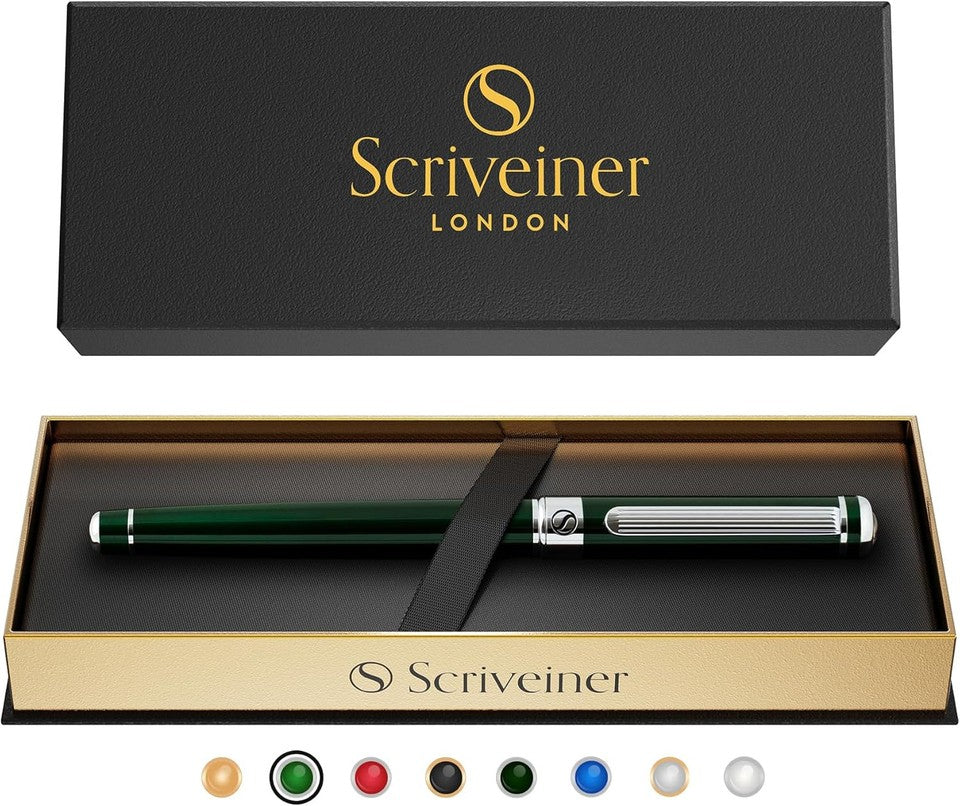 new Scriveiner British 1 Count (Pack of 1), -British Racing Green with Chrome SCRIVEINER - KOEEK
