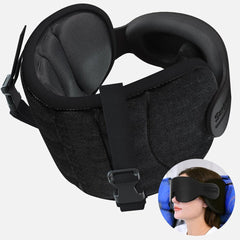 new Travel Pillows for Airplanes, Airplane Pillow 1 Count (Pack of 1), Black 07FC0E-D4 - KOEEK