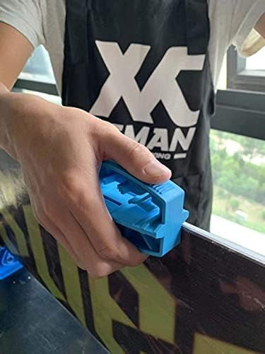 new XCMAN Complete Ski Snowboard Side Edge Sharpener Care Tuner Kit with Blue XCMAN - KOEEK