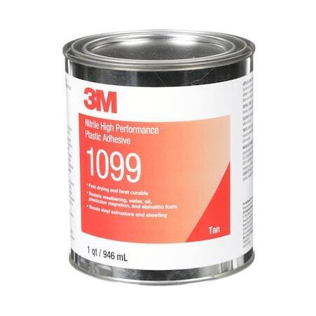 new 3M 1099 Plastic Adhesive, 1099 Series, Tan, 1 Qt, Can 3M - KOEEK