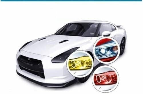 new 12 by 48 Inches Self Adhesive Headlight, Tail Lights, 12 X 48, Light Black