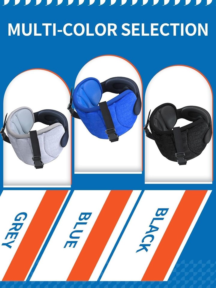 new Travel Pillows for Airplanes, Airplane Pillow 1 Count (Pack of 1), Black