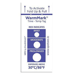 ny Warmmark Wm 37/99 temperaturindikatoretikett, varme, Pk100