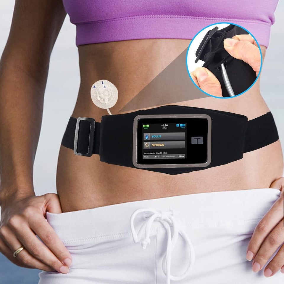 new Insulin Pump Belt, Holder Compatible with Tandem t:Slim/t:Slim... 07FC0E-D4 - KOEEK