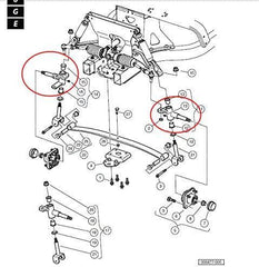 new Club Car Precedent Front Hand Spindle (Left and Right) Fits Golf Cart... 07FC0E-D4 - KOEEK