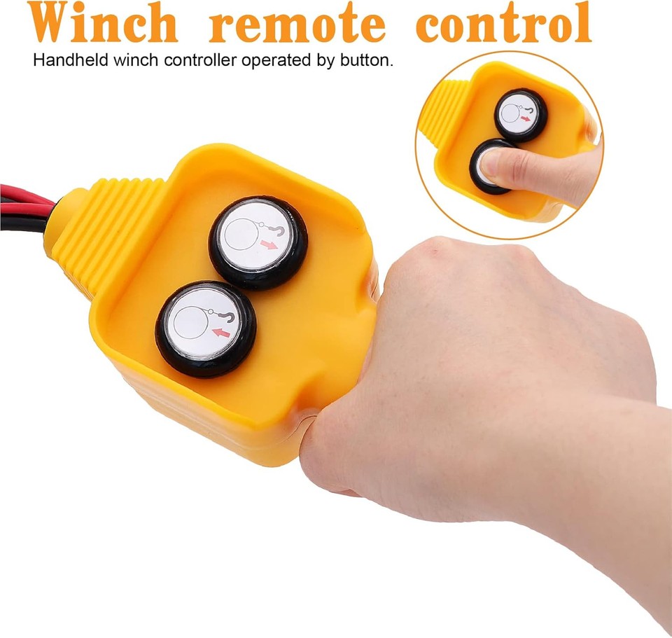 new Winch Hand Control Assembly Controller with Solenoid Relay Built-in for... 07FC0E-D4 - KOEEK
