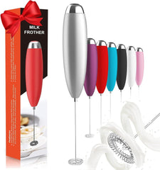 new Milk Frother, Frother for Coffee, Upgraded Titanium Motor Handheld Sliver 07FC0E-D4 - KOEEK