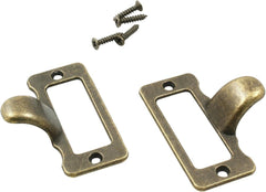 new Bivethoi 10 Pcs Vintage Label Tag Holder Pull Handle Bronze File BIVETHOI - KOEEK