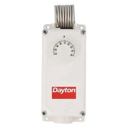 new Dayton 6Edy5 Line Volt Mechanical Tstat, Heat/Cool, 30-100 Degrees F, 24 To Dayton - KOEEK