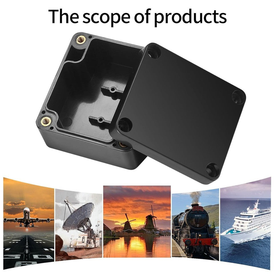 new Project Box, 4 Pcs Electrical Junction IP65 Waterproof A, black