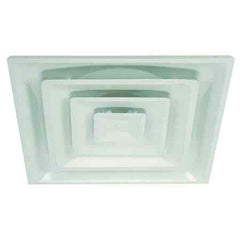 New Zoro Select 4Mjv3 Ceiling Diffuser Square 8 In White Steel ZORO - KOEEK