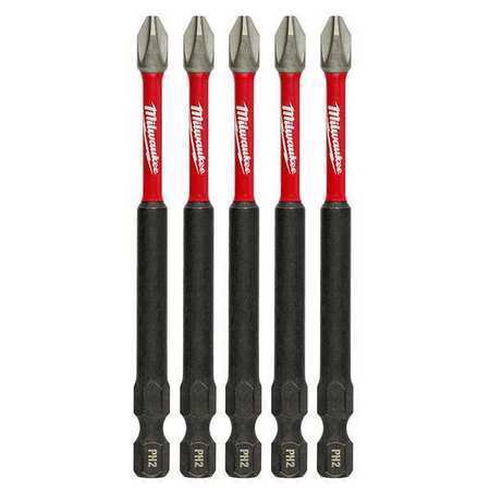 ny Milwaukee Tool 48-32-4564 Shockwave 3-1/2 In Phillips Impact Duty Power Bit,