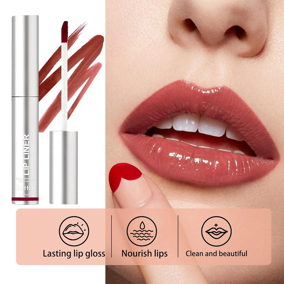 new 3 Colors Peel Off Lip Liner Tattoo, Stain with Matte multicolor 07FC0E-D4 - KOEEK