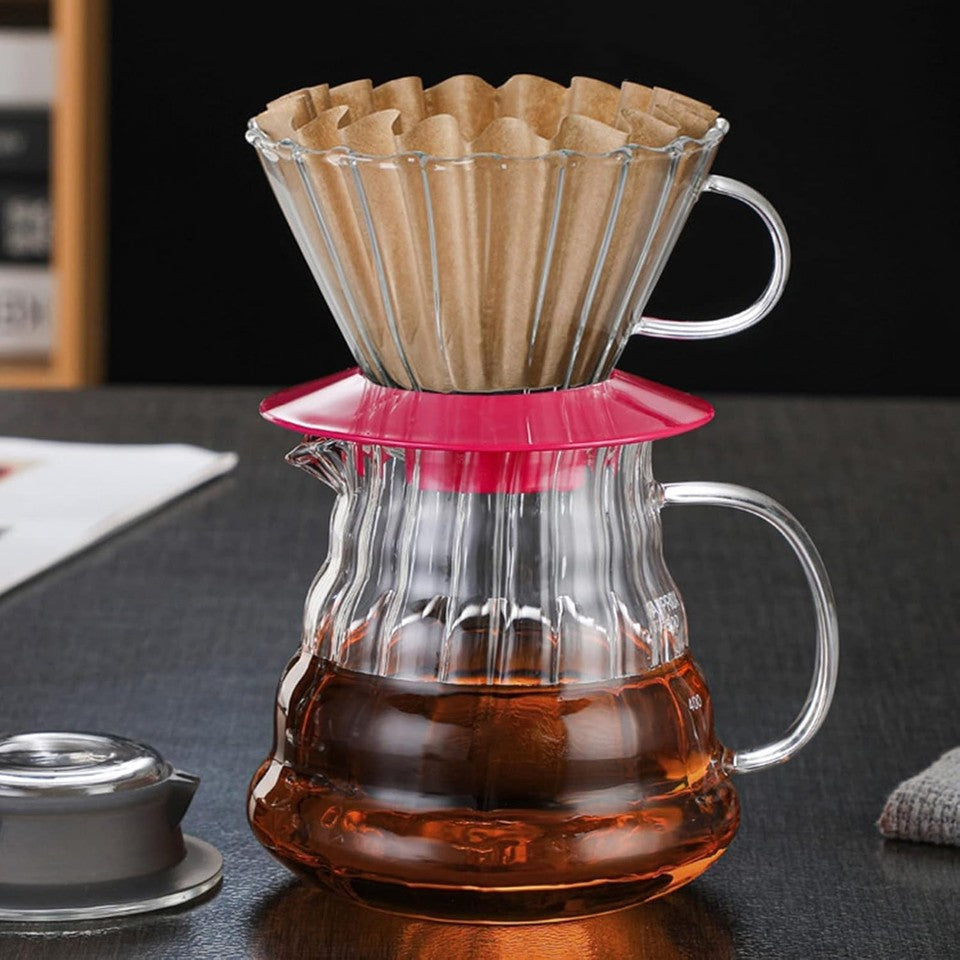 new 2-5 Cup Coffee Filters, Pack of 100 Unbleached Filters 5 W02, Brown