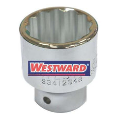 Westward 45J211 In Drive - 2-1/2" 12 Pt SAE Socket, 12 Points