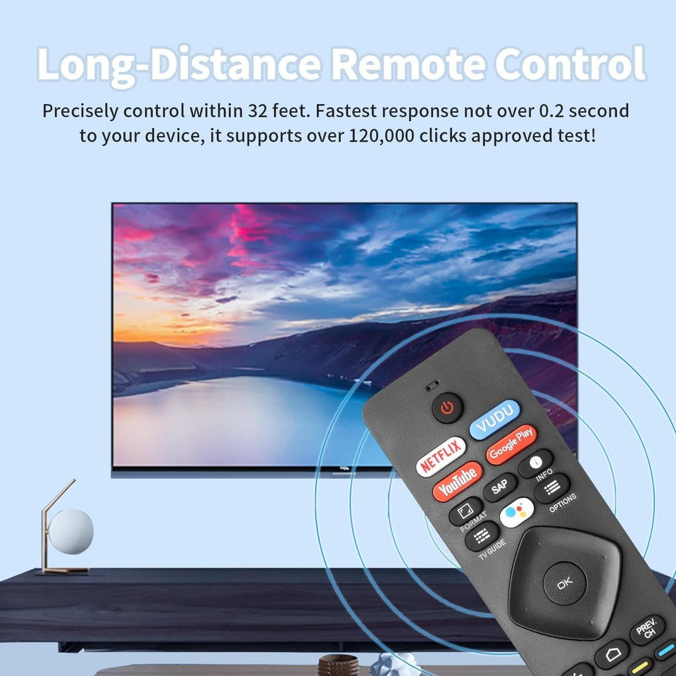 new NH800UP RF402A-V14 BT800 IR Remote Control Compatible with With Batteries 07FC0E-D4 - KOEEK