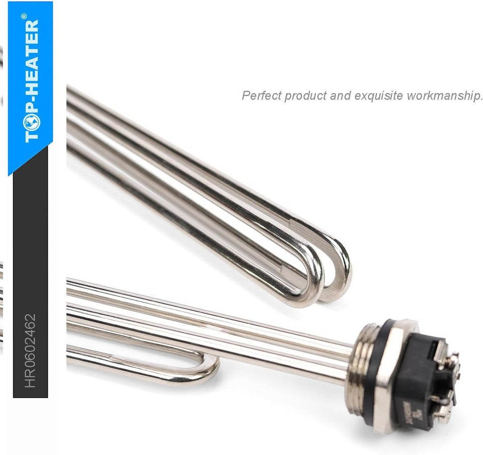 new Water Heater Element 4500W,Screw-in,Foldback Type 02582 Silver 07FC0E-D4 - KOEEK