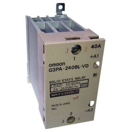 ny Omron G3pa-240B-Vd-Dc5-24 Solid State-relæ, 5 til 24 Vdc, 40A