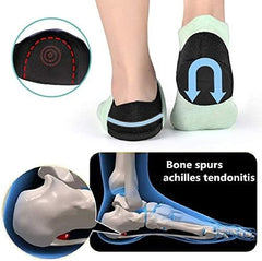 new Plantar Fasciitis Heel Cups for Pain 【Updated M 5-8 W 6-9.5, Black 07FC0E-D4 - KOEEK