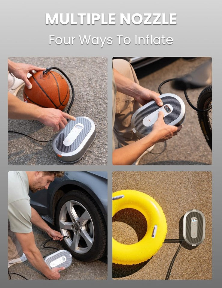 new Giraffe Tools Tire Inflator Portable Air Compressor, 150 Extra Large, White GIRAFFE TOOLS - KOEEK