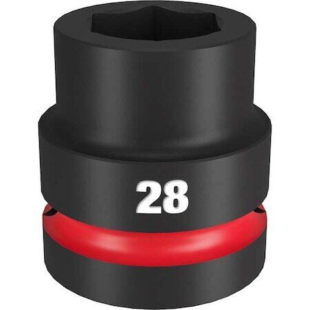 new Milwaukee Tool 49-66-6593 1" Drive Standard Impact Socket 28 Mm Size, Standard