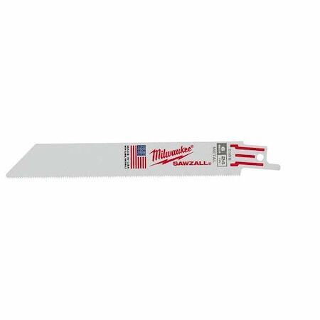 new Milwaukee Tool 48-00-8186 6 In 24 Tpi Sawzall Blades, 25 Pack koeek - KOEEK