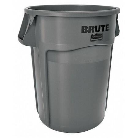 new Rubbermaid Commercial Fg264360gray 44 Gal Round Trash Can, Gray, 24 In Dia, Rubbermaid - KOEEK