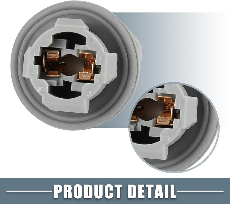 new License Plate Light Socket F37Z-13550-A Wiring Harness Plug Connectors Grey 07FC0E-D4 - KOEEK