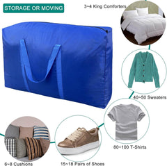 new 100L Extra Large Storage Bags, Big Moving Bags with Strong 2 Pack, Blue 07FC0E-D4 - KOEEK