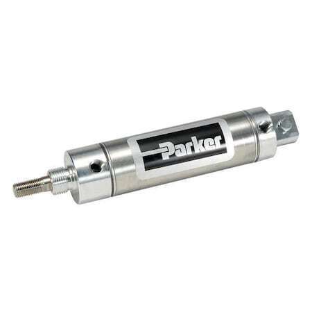 Parker 1.06Dpsr04.00 Air Cylinder: 1 In Bore, 4 In Stroke, Round Body Design