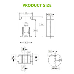 new 30A 32V Mini Slotted Automotive MCASE Shaped Cartridge Fuse Kit(Pack of... 07FC0E-D4 - KOEEK