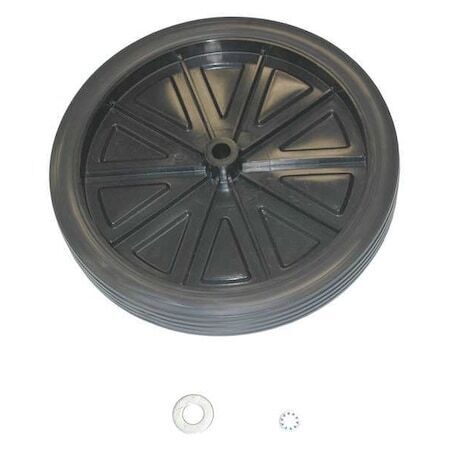 new Rubbermaid Commercial Grfg9w71l2bla Wheel Kit,12 In. Dia., Pk2 koeek - KOEEK