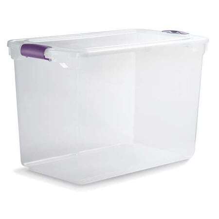 Homz 3450 Grprcl.06 28 Gal Storage Tote 28 In L 16 In W 18 In H HOMZ - KOEEK