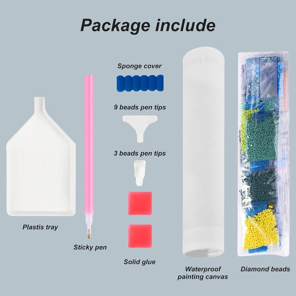 new Stalente Diamond Painting Kits for Adults, Cardinal 5D DIY White, Red STALENTE - KOEEK