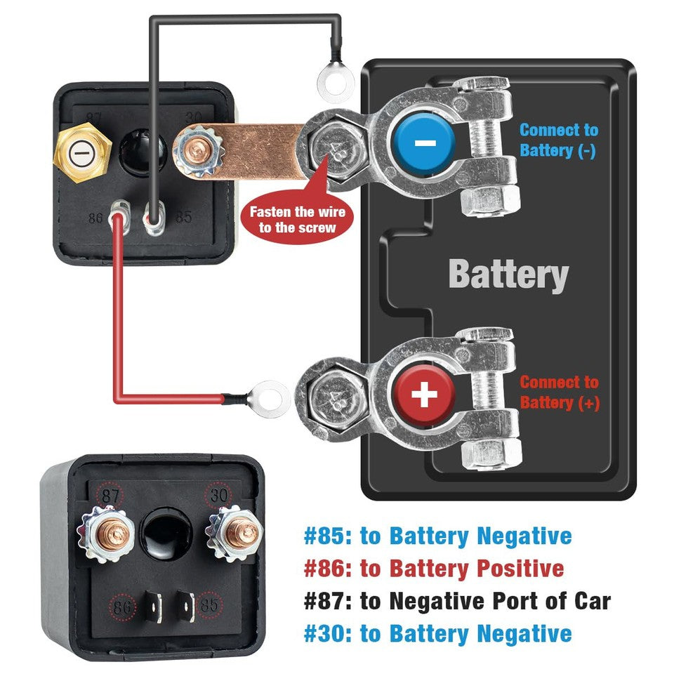 new Remote Battery Disconnect Switch Kit DC 12V 200A for Cars Auto RV Truck...