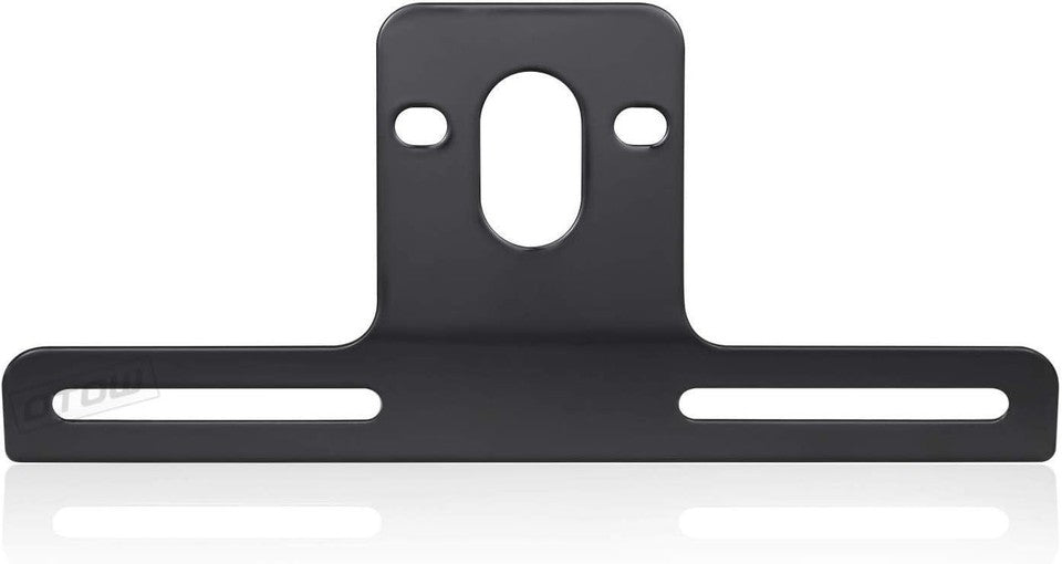 new Steel Heavy Duty License Plate Holder Bracket and Light Mount for Black 07FC0E-D4 - KOEEK