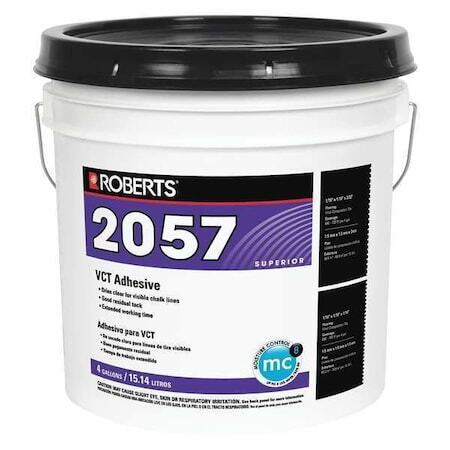 Roberts 2057-4 Tile Adhesive, Creamy Tan, 4 Gallon Pail