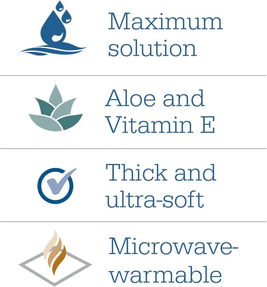 new Stryker - Sage Comfort Bath Cleansing Washcloths - 6 Packages, 48 Cloths -... SAGE - KOEEK