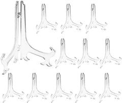 new Artliving 3 Inch Clear Plastic Easels or Stand/Plate 3 inch (12 pack), White ARTLIVING - KOEEK