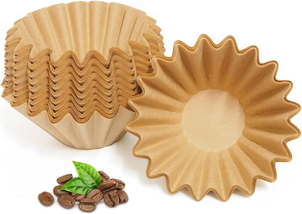 new 2-5 Cup Coffee Filters, Pack of 100 Unbleached Filters 5 W02, Brown 07FC0E-D4 - KOEEK
