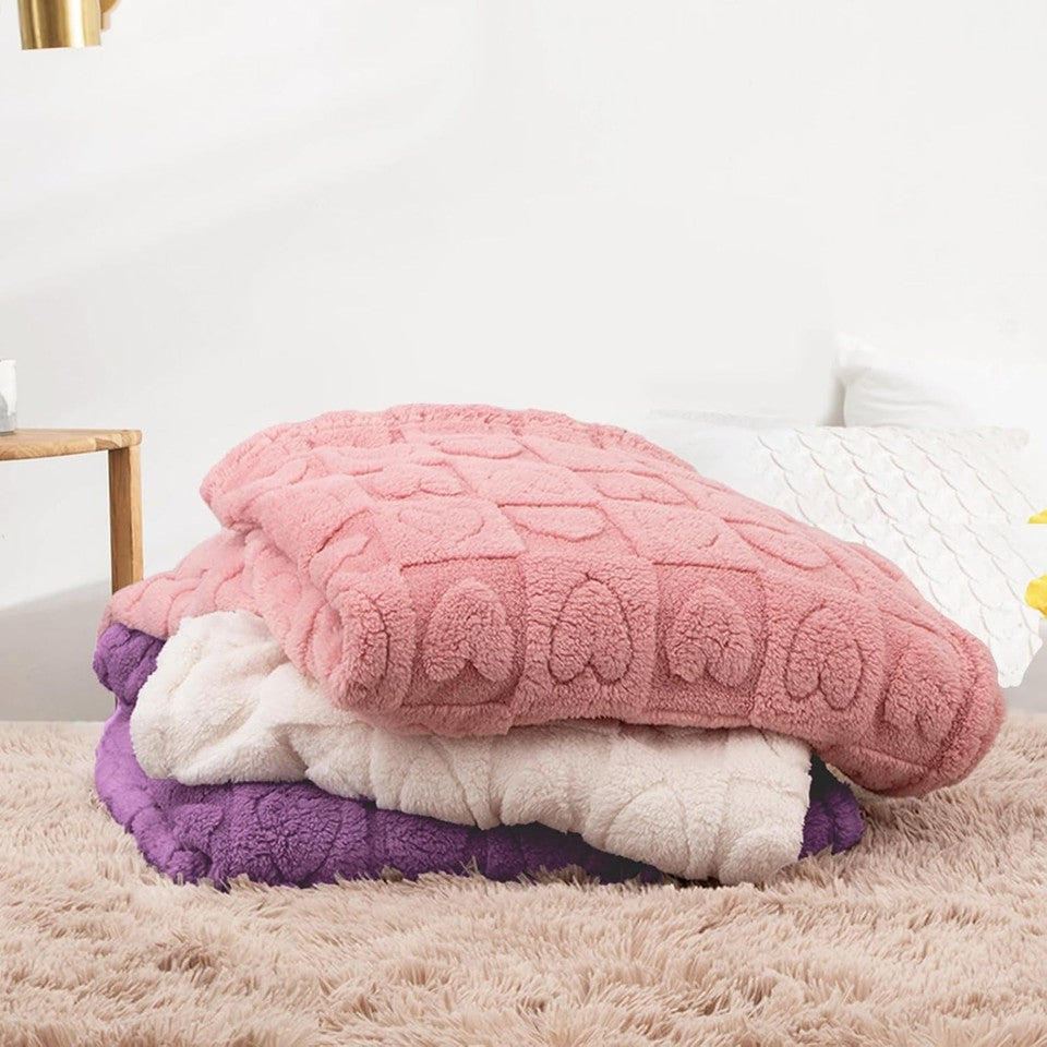 new MACE Valentines Day Love Throw Blanket (50"x60&quot;), Pink-heart 07FC0E-D4 - KOEEK